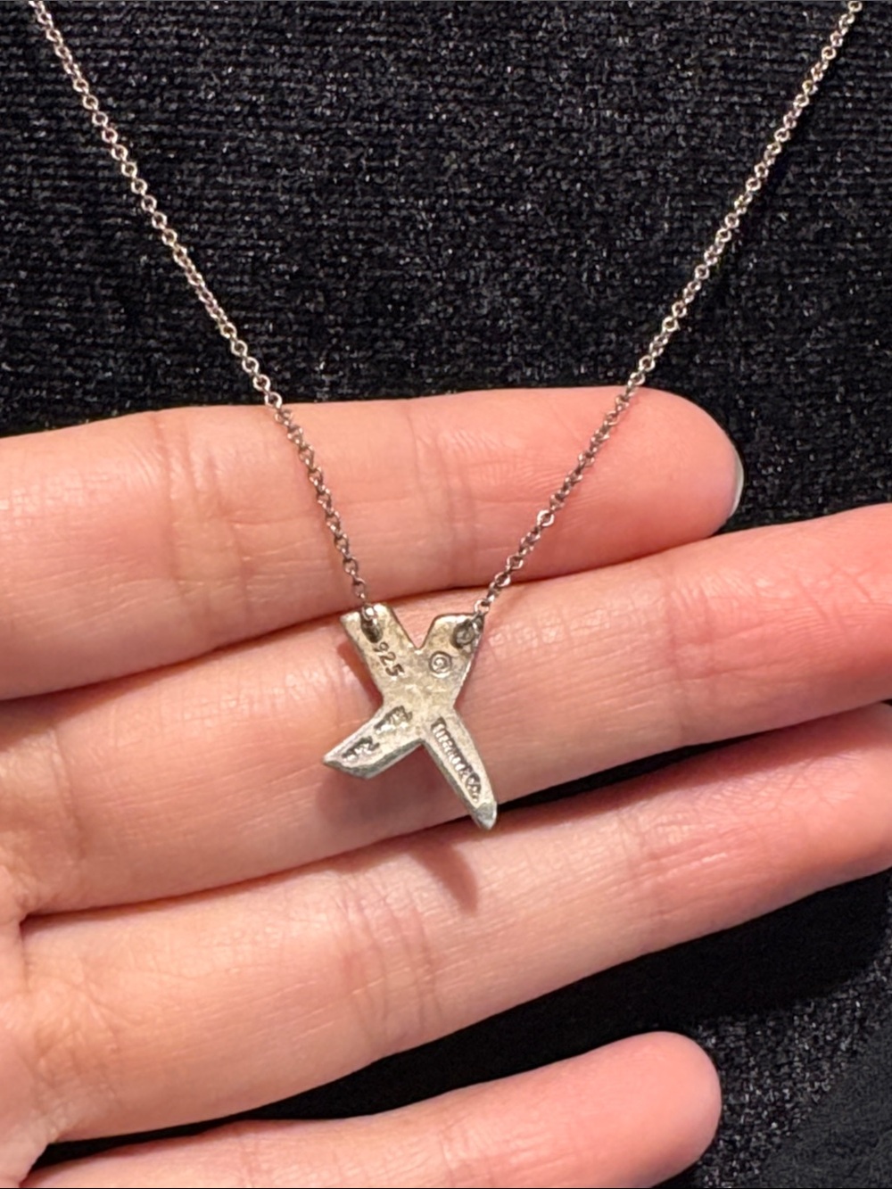 Tiffany & Co. 925 Necklace Paloma Picasso X Kiss  Pendant Necklace - Picture 5 of 9